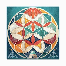 Flower Of Life Lienzo