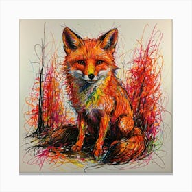 Red Fox 1 Canvas Print