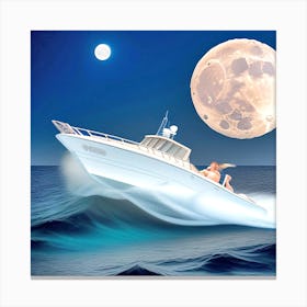 Moonlight Cruise 23 Canvas Print