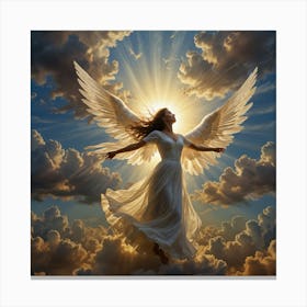 Angel In The Sky 7 Canvas Print