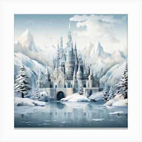 Snowy Castle Canvas Print