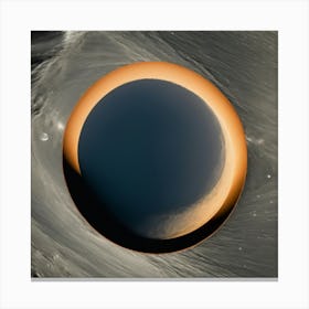 Saturn'S Moon Canvas Print