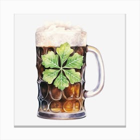 Shamrock Beer 2 Canvas Print