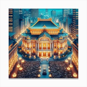 Tokyo Opera House Canvas Print