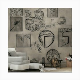 Abstract Wall Art 27 Canvas Print