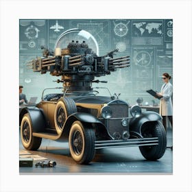 Spy Car 5 Canvas Print