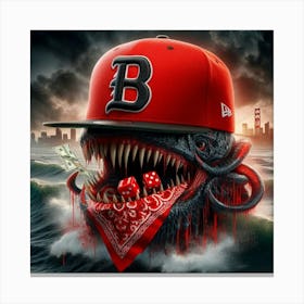 B-Ball Hat Canvas Print