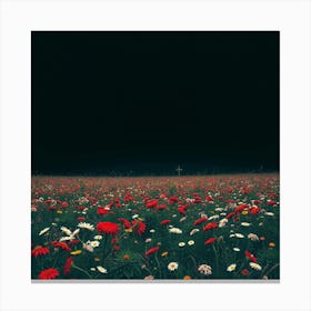 Field Of Flowers 5 Canvas Print