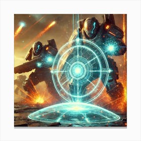 Asterian Starshield Enforcers Deflecting Energy Attacks Canvas Print