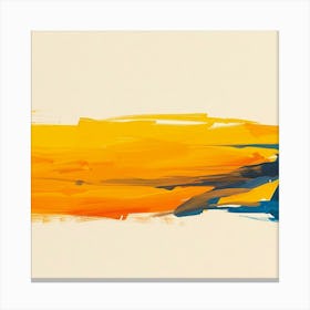 Speed Abstract Painting Canvas Print