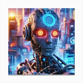 Cyborg 16 Canvas Print