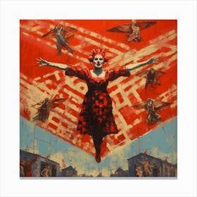 'The Red Woman' Canvas Print