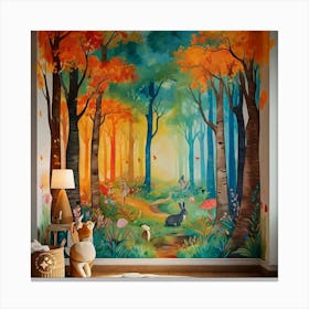 Forest Mural Canvas Print