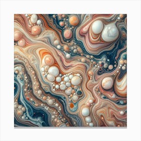 Abstract Marble Canvas Print