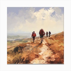 Hikers Canvas Print