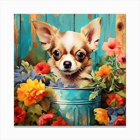 Chihuahua Painting 1 Canvas Print