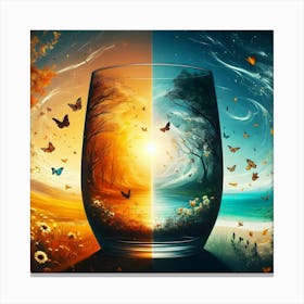 Glass Of Water Canvas Print