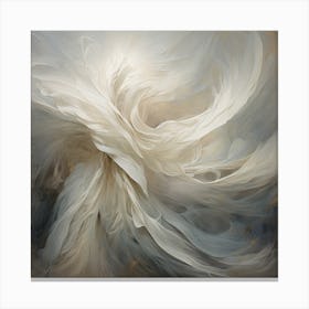 Mystic Melody: Blue Serenity Canvas Print