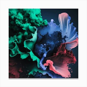 Ethereal Splashes Canvas Print