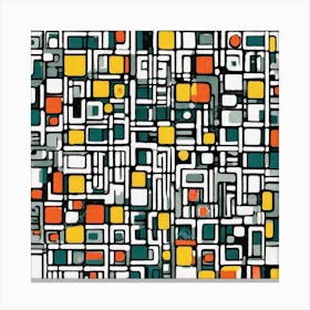 Abstract Squares Canvas Print Canvas Print