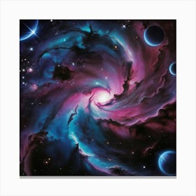 Galaxy Nebula Canvas Print