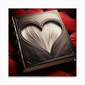 Heart Shaped Book Canvas Print
