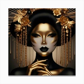 Geisha 195 Canvas Print