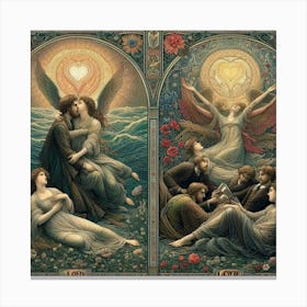 Angels Of Love Canvas Print