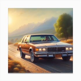 Old Car Canvas Print