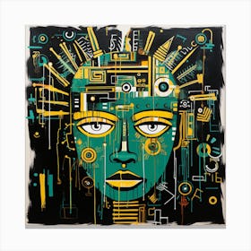 'Robot Head' Canvas Print