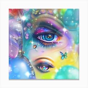 Butterfly Eye Canvas Print