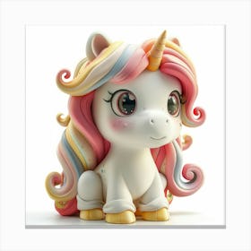 Unicorn Figurine 37 Canvas Print