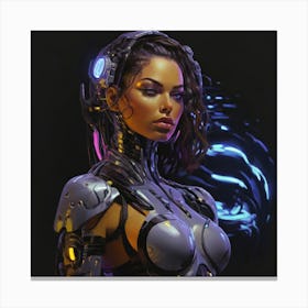 Futuristic Woman 1 Canvas Print