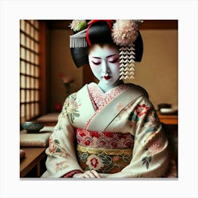 Geisha 217 Canvas Print