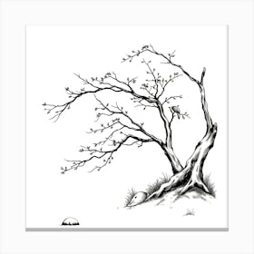 Buddhist Tree Canvas Print