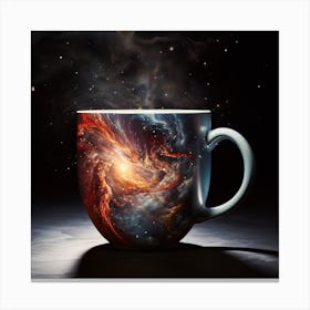 Galaxy Mug Canvas Print