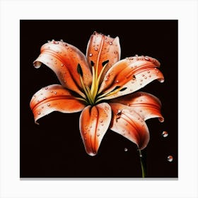 Red Lily Canvas Print