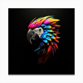 Colorful Parrot 8 Canvas Print