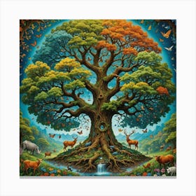 Tree Of Life 13 Canvas Print