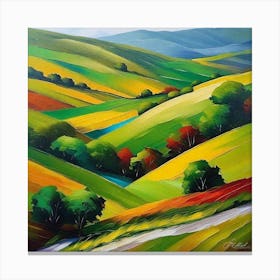 Landscape Painting 155 Canvas Print