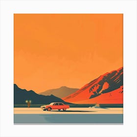 Desert Road Canvas Print