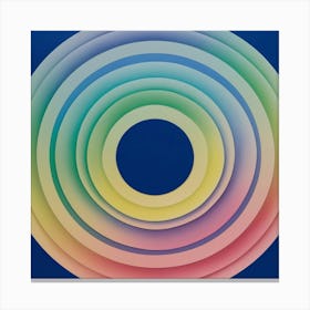 Rainbow Circles 1 Canvas Print