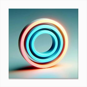 Neon Ring 1 Canvas Print