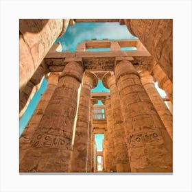Egyptian Temple 25 Canvas Print