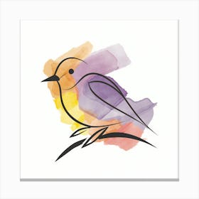 Bird On A Branch 2 Canvas Print