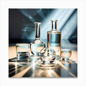 Glassware Collection Canvas Print