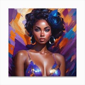 African American Woman 3 Canvas Print