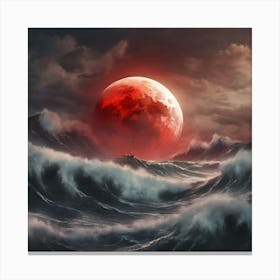 Blood Moon Canvas Print