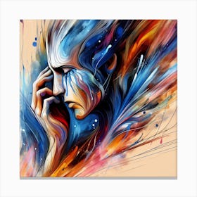 Abstract Painting Canvas Print