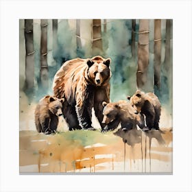 Mama Bear Canvas Print